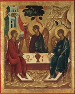 Троица Ветхозаветная. Н.Истомин День Святой Троицы, иконы