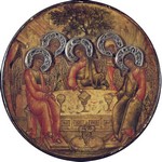 Троица. 1671. Никита Павловец День Святой Троицы, иконы