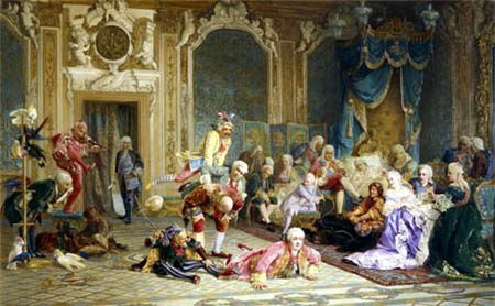 Валерий Якоби (1836-1901). Шуты при дворе императрицы Анны Иоанновны. 1872