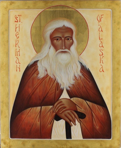 Святой Герман Аляскинский, икона работы Анны Дю Молен