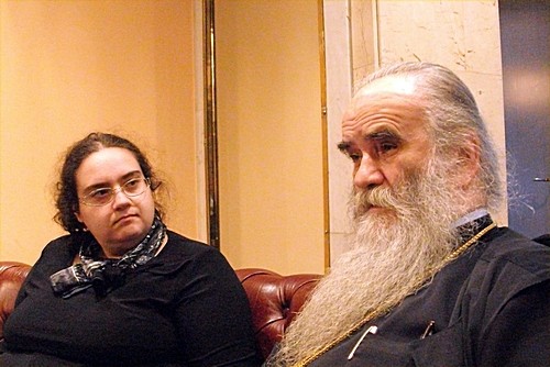 Мария Сеньчукова и владыка Амфилохий. Фото Светланы Луганской