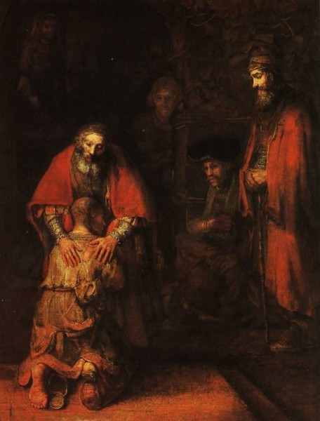 Возвращение блудного сына. Рембрандт. 1666/1669