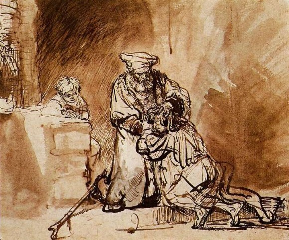 Возвращение блудного сына. Рембрандт. 1642