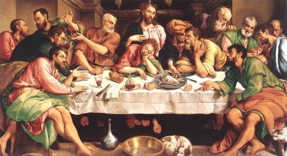 Якопо Бассано Тайная Вечеря 1542
