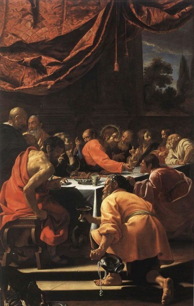 Симон Вуэ Тайная Вечеря Масло, холст 1615-1620
