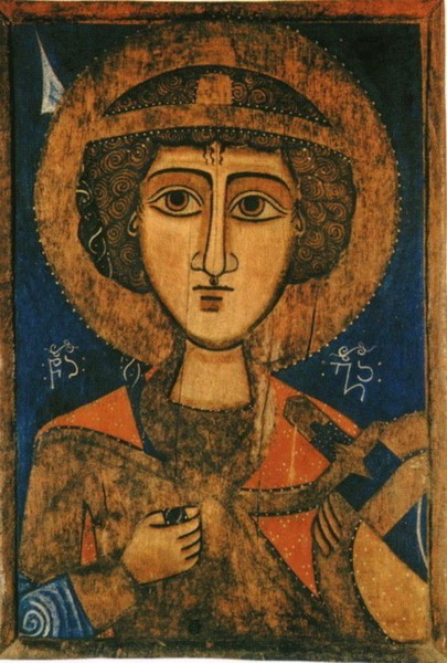 Икона. XVв. Сванетия. Церковь св. Георгия, Местия, Грузия