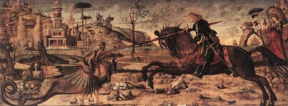 Витторе Карпаччо. Битва святого Георгия с драконом. Ок. 1507г. Скуола ди Сан-Джорджо, Венеция