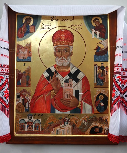 Новая мироточивая икона свт. Николая, Бейт-Джала