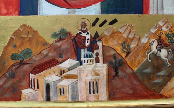 Клеймо новой иконы свт. Николая, Бейт-Джала