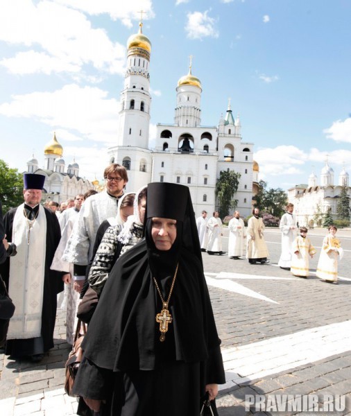 Патриаршая литургия в Кремле и молебен у храма Василия Блаженного. Фото Владимира Ходакова (36)