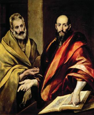 Доменико Эль Греко. Апостолы Петр и Павел. 1587–1592