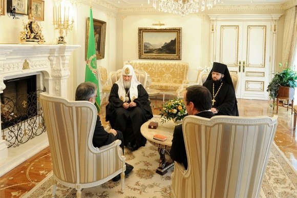 Встреча Святейшего Патриарха Кирилла с министром Андреа Риккарди