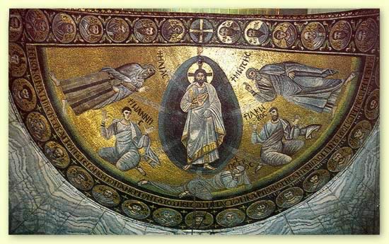 Мозаика церкви монастыря cв.Екатерины на горе Синай. Ок. 565–566 гг.