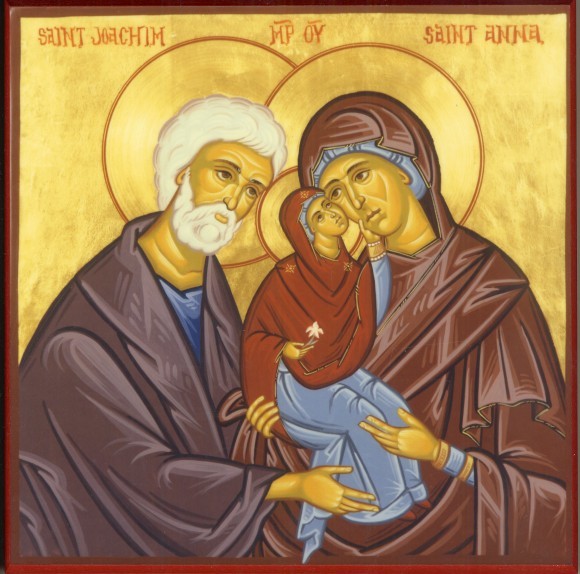 Святые Иоаким и Анна с младенцем Марией