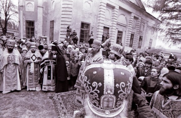 Первое празднование памяти новопрославленного прп. Амвросия Оптинского, октябрь 1988 г.