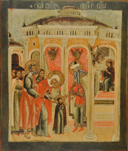 Праздник Введение во храм Пресвятой Богородицы. Иконы и картины 161-509x600