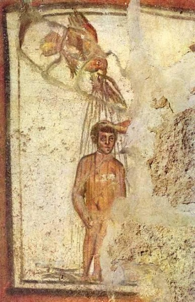 Фреска из римских катакомб. III в.