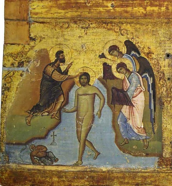 Икона-эпистилий. 2-ая половина XII в. Монастырь св.Екатерины, Синай. Фрагмент