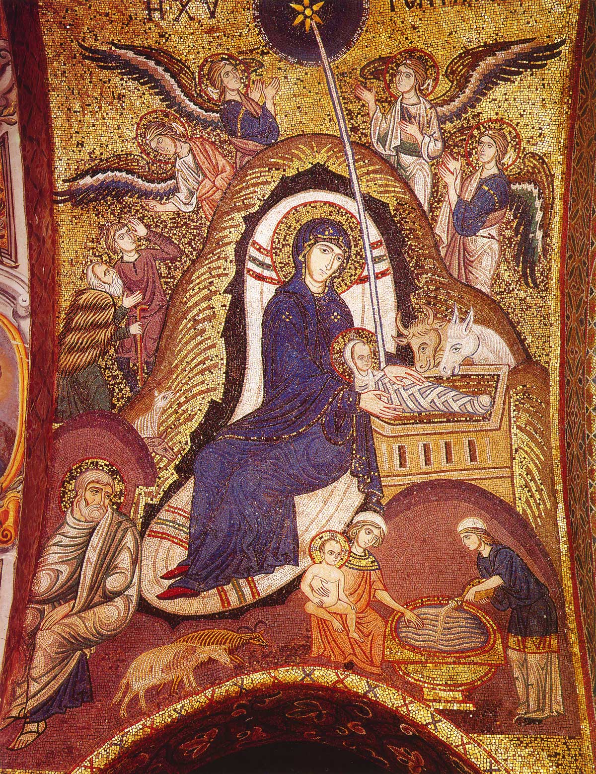 Мозаика церкви Марторана в Палермо. 1146–1151 г. Италия