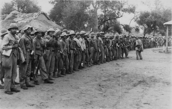 Парагвайские войска на марше