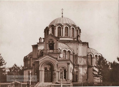 Таким был храм в честь вмч. Димитрия Солунского в Санкт-Петербурге
