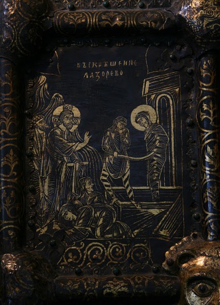 Западные врата Богородице-Рождественского собора. 1227-1238 г. Владимиро-Суздальский музей-заповедник. Фрагмент