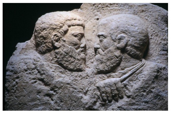 Рельеф на камне. IV-V в. Национальный археологический музей Аквилеи, Италия