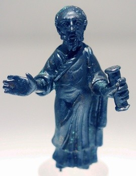 Ап. Павел. Бронзовая статуэтка. Рим. IV в. Национальный археологический музей Кальяри, Италия