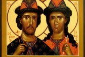 Церковь чтит память святых благоверных князей Бориса и Глеба