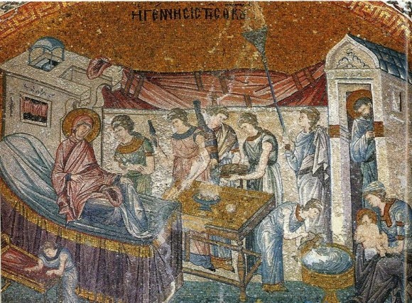Иконография Рождества Пресвятой Богородицы: иконы, мозаики, фрески
