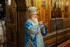 Патриарх Кирилл: Только разрушение веры отнимет от России Покров Царицы Небесной