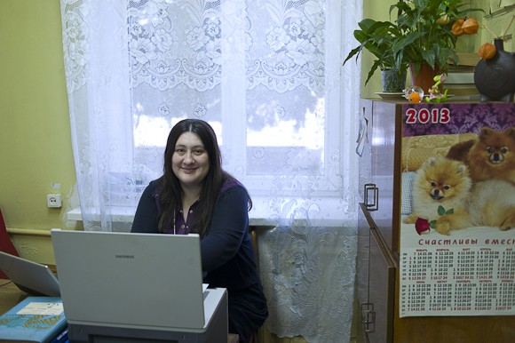 Ольга Стец – официально библиотекарь по информационным технологиям. Сотрудники называют ее компьютерным гением библиотеки.