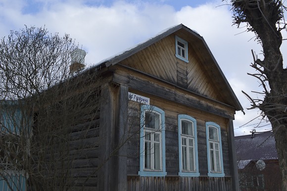 Дом, в котором жили родители Ю.А. Гагарина и будущий космонавт.