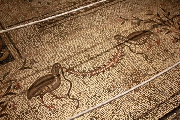 На полу храма – восстановленная византийская мозаика
