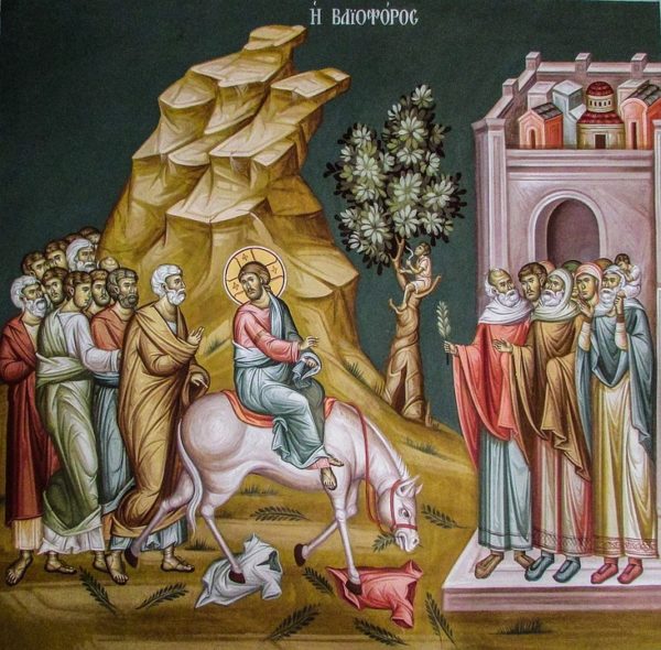 Вербное воскресенье - воскрешение Лазаря