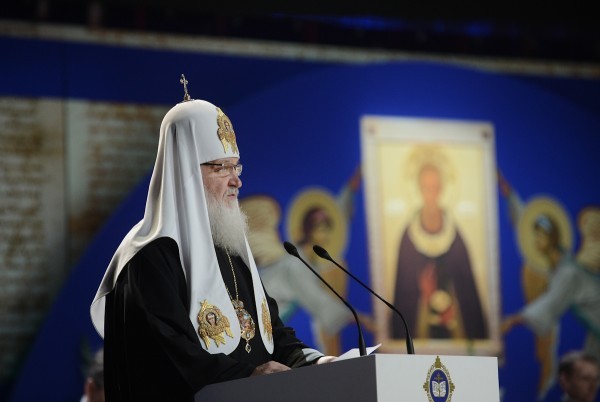 Патриарха Кирилл: Церковь оставляет за собой право давать нравственную оценку правовым актам