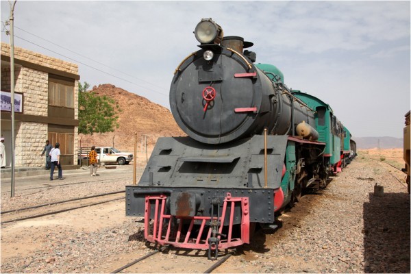 Железнодорожный состав на станции &laquo;Вади-Рам&raquo;