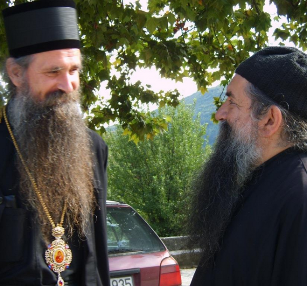 Епископ Будимлянско-Никшичский Иоанникий и архимандрит Лука (+8 февраля 2012) 