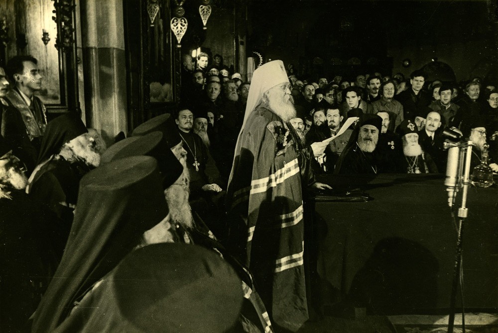 Выступление митрополита Северо-Американского и Алеутского Вениамина ( Федченкова) на Поместном Соборе 1945 г.