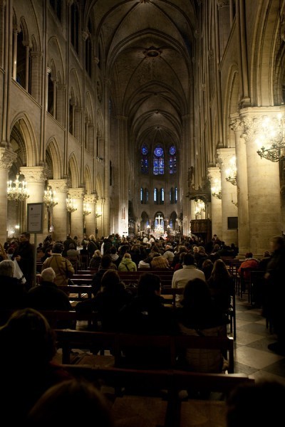 В соборе Парижской Богоматери