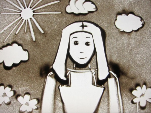 Песочный мультфильм о сестрах милосердия покажут в Москве