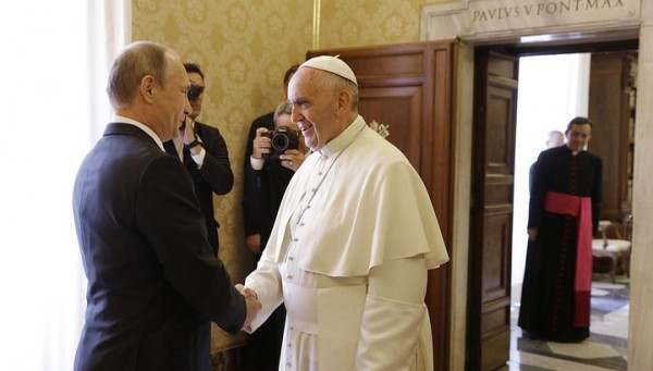 Папа Римский встретится с Владимиром Путиным