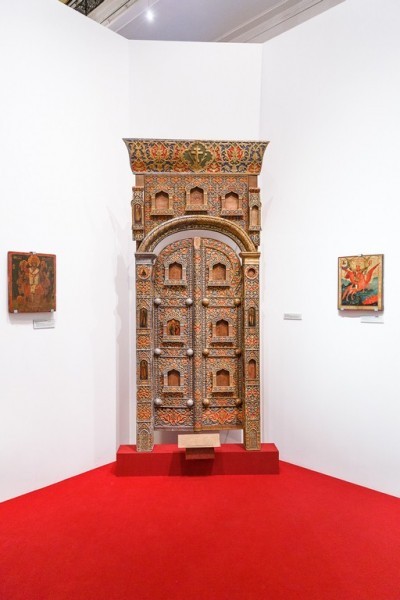 Царские врата и иконы из храма в великокняжеском имении Ильинское.
