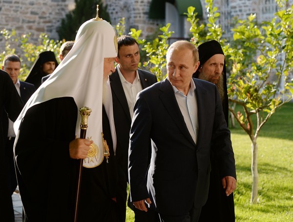 Владимир Путин и Патриарх Кирилл на Святой горе Афон (фоторепортаж)