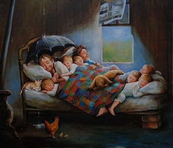 "Семейное счастье" художница Диана Денгель