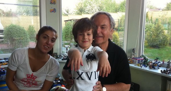 С дочкой Машей и внуком Кириллом