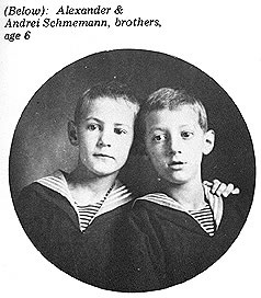 Андрей и Александр Шмеманы. 1932 г. Фото: schmemann.org