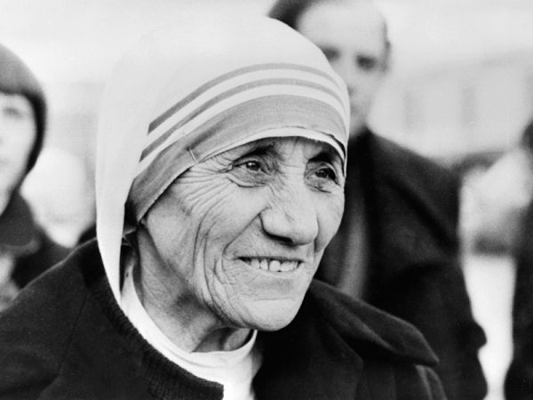 (FILES) Photo taken 21 January 1980 in Copenhagen of Roman Catholic nun Mother Teresa, who received the Peace Nobel Prize 1979.¬AFP PHOTO