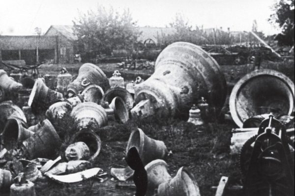 Снятые с церквей колокола, г. Запорожье, 1930 год