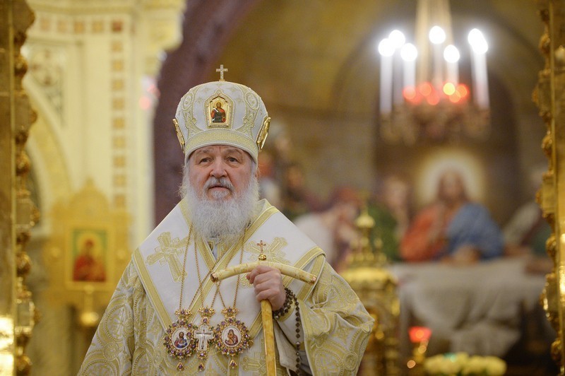 Патриарх Кирилл: Давайте помолимся, чтобы Господь благословил Отечество наше и примирил народы